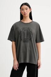 Tommy Jeans pamut póló - szürke S - answear - 20 990 Ft