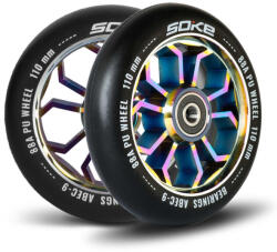 Soke 110 mm -es szivárványos roller kerekek 2 db Soke (1678)