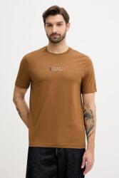 Tommy Hilfiger pamut póló - barna XXL - answear - 17 990 Ft