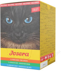 Josera JosiCat Multipack Filet Box | Válogatott filéválogatás természetes szószban macskáknak - 6×70 g (420 g)