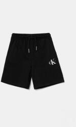 Calvin Klein Jeans gyerek pamut rövidnadrág - fekete 152
