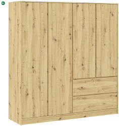 Intermeble BASIT Gardrób Szekrény Tölgy Színben 195 cm