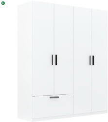 Intermeble LITA Gardrób Szekrény Fehér Színben180 cm