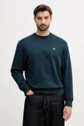 Calvin Klein pamut melegítőfelső zöld, sima, LV04RC296G - zöld M - answear - 38 990 Ft