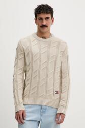 Tommy Hilfiger pamut pulóver könnyű, bézs, DM0DM22355 - bézs XL