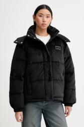 Tommy Jeans rövid kabát fekete, téli, DW0DW21668 - fekete XL