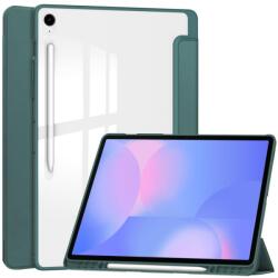  Carcasă CRYSTAL cu flip Samsung Galaxy Tab S10 FE+ verde închis