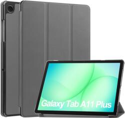  LEATHER Cu balamale husă pentru Samsung Galaxy Tab A11+ gri