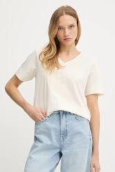 BOSS pamut póló - bézs XL - answear - 29 990 Ft