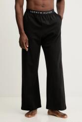 Tommy Hilfiger melegítőnadrág fekete, nyomott mintás, UM0UM03654 - fekete M