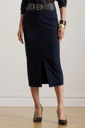 Lauren Ralph Lauren szoknya sötétkék, midi, ceruza fazonú, 200P03729 - sötétkék 42