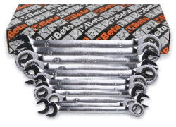 Beta 141/s12 12 Db Egyenes, Rövid Csillag-villáskulcs Racsnival, Készletben (001410072) (bet-001410072)
