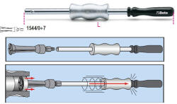 BETA 1540 Lehúzókalapács, galvanizált (015400001) (BET-015400001)