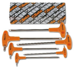 Beta 96TBP/S6 mm Hajlított gömbfejű imbuszkulcs készlet markolattal krómozott (000960694) (BET-000960694)