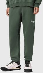 AllSaints pamut melegítőnadrág zöld, sima, M034TD - zöld M