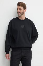 HUGO BOSS pamut melegítőfelső fekete, férfi, nyomott mintás, 50527667 - fekete XXL