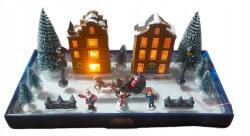  Karácsonyi falu Magic Village Karácsonyi Dekoráció Led Világítással (642)