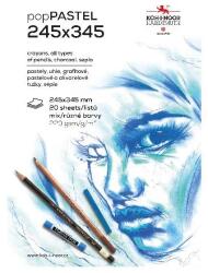 KOH-I-NOOR Rajzfüzet KOH-I-NOOR 9920 245x345 mm 20 lapos pasztell színes (7500040006) - tonerpiac