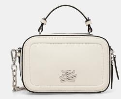 Karl Lagerfeld bőr táska K/AUTOGRAPH - fehér Univerzális méret - answear - 121 390 Ft