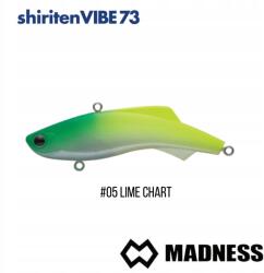 Madness Wobler Madness Shiriten VIBE73 #05 Lime Chart (73mm; 17g) (4518184007051)