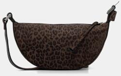 AllSaints velúr táska HALFMOON - barna Univerzális méret - answear - 65 990 Ft