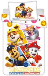 Jerry Fabrics Ágynemű garnitúra Paw Patrol "PP498" baby 100x135 cm + 40x60 cm pink
