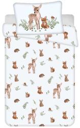 Jerry Fabrics Ágynemű garnitúra Erdő állatok baby 100x135 cm + 40x60 cm