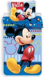 Jerry Fabrics Ágynemű garnitúra Disney Mickey "Hello" 140x200 cm + 70x90 cm