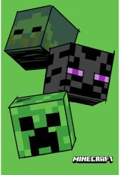 Jerry Fabrics Gyerek polár takaró Minecraft "The Mobs" 100x150 cm