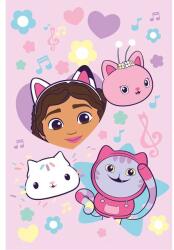 Jerry Fabrics Gyerek polár takaró Gabby Dollhouse "Music" 100x150 cm