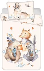 Jerry Fabrics Ágynemű garnitúra Állatok Woodland baby 100x135 cm + 40x60 cm
