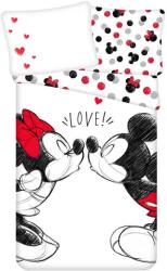 Jerry Fabrics Ágynemű garnitúra Disney Mickey Minnie Love 140x200 cm + 70x90 cm