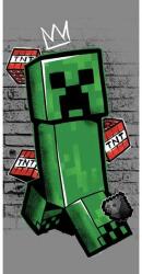 Jerry Fabrics Fürdőtörölköző Minecraft Metro Art Creeper 70 x 140 cm