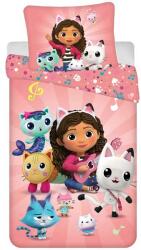 Jerry Fabrics Ágynemű garnitúra Gabby babaháza Gabby´s Dollhouse 02 140x200 cm + 70x90 cm