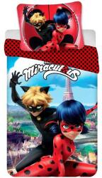 Jerry Fabrics Ágynemű garnitúra Miraculous: Katicabogár és Fekete Macska kalandjai 140x200 cm + 70x90 cm
