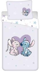 Jerry Fabrics Ágynemű garnitúra Disney Lilo és Stitch "Heart" 140x200 cm + 70x90 cm