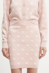 Guess szoknya gyapjú keverékből SARAH rózsaszín, mini, ceruza fazonú, W4BD0S Z3JD2 - rózsaszín XL