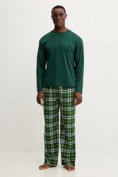 Tommy Hilfiger pizsama zöld, mintás, UM0UM03657 - zöld M