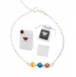  Női Karkötő Ezüst Achát Ezüst 925 Lánc Ajándék Kézzel készített