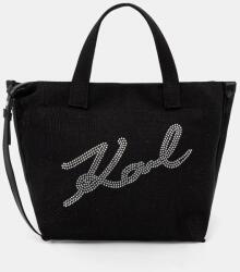 Karl Lagerfeld kézitáska K/SIGNATURE - fekete Univerzális méret - answear - 38 990 Ft