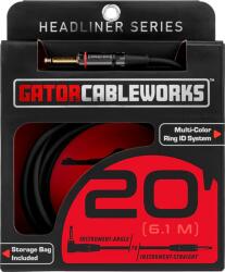  Gator Cableworks GCWH-INS-20RA hangszerkábel 6m