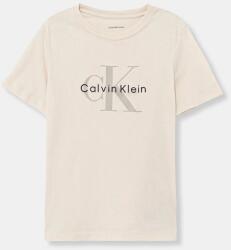 Calvin Klein gyerek pamut póló - bézs 128 - answear - 15 990 Ft