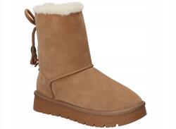 American Club Amerikai CY180 Bélelt Hótaposó Bakancs Téli Bőr Női Cipő Ca 40 (CY180)