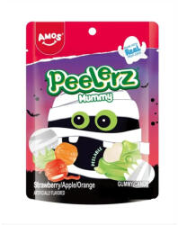 Amos Sweets Peelerz Mummy múmia alakú hámozható gumicukor 65g - delfinbuvar