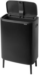 Brabantia Матово-черно стоманено кошче за боклук, отваряне с докосване 60 l Bo Touch Bin Hi - Brabantia (130229)