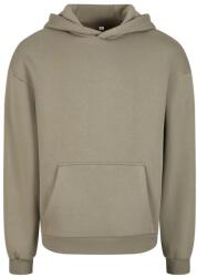 Build Your Brand Puha férfi kapucnis pulóver Fluffy - Világos olív | XL (BY284-1000384324)