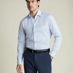 Charles Tyrwhitt Luxury Stripe Shirt - Ice Blue - Slim fit | 38 | 84 (Standard)