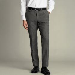 Charles Tyrwhitt Wool Stretch Trousers - Grey - Slim fit | 30 | 36