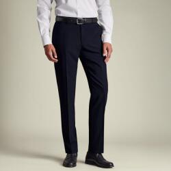 Charles Tyrwhitt Check Suit Trousers - Navy - Slim fit | 32 | 38