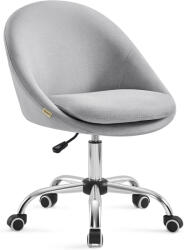 Brius Scaun de birou ergonomic, inaltime reglabila, 60x60x(80-90) cm, gri (EZ-OBG020G01)
